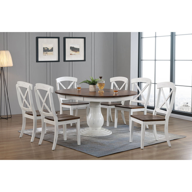 Iconic Furniture Extendable Solid Wood Dining Set Wayfair